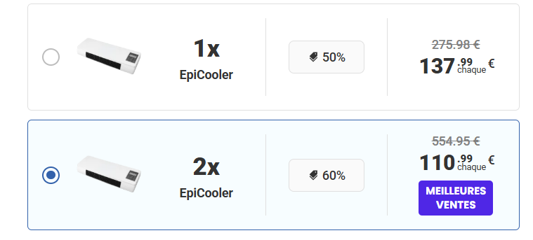 EpiCooler discount package